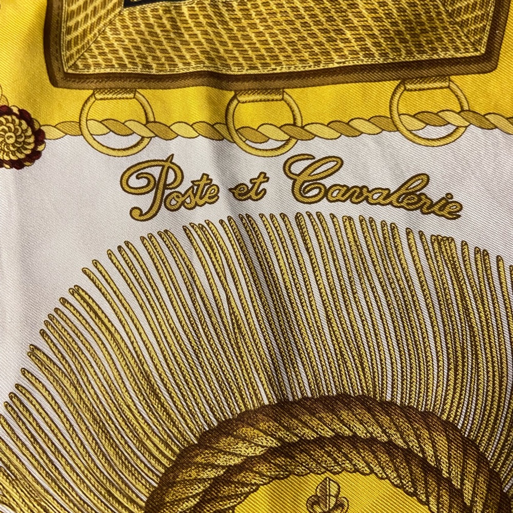 Hermes Poste et Cavalerie by J. Metz Silk Scarf - Picture 9 of 10